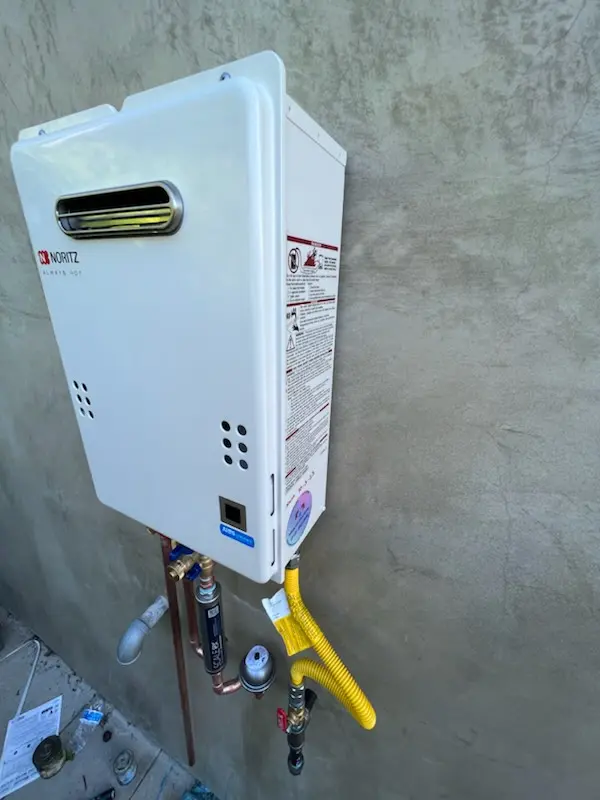 Tankless water heater installation for Hagerville homes
