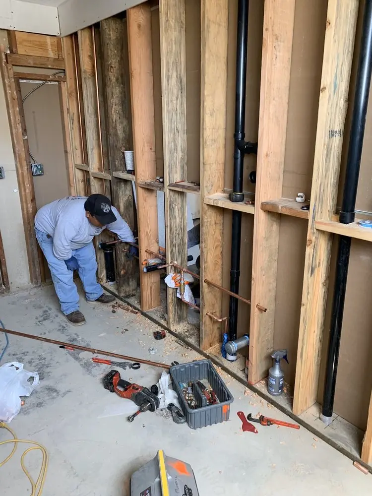 Commercial rough-in plumbing for Gas Line Repair in Hagerville